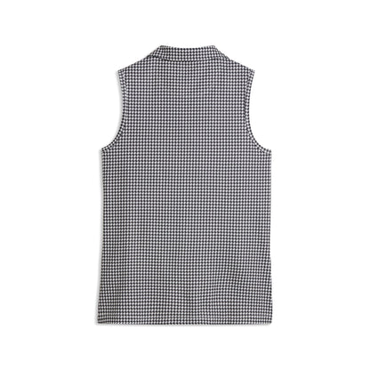 Women's CLOUDSPUN Mono Check Sleeveless Golf Polo - Puma Golf Latest