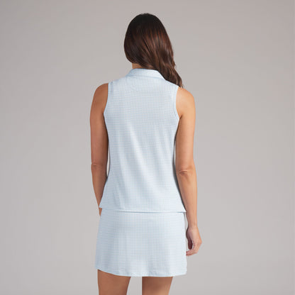 Women's CLOUDSPUN Mono Check Sleeveless Golf Polo - Puma Golf Latest