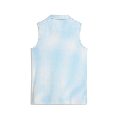 Women's CLOUDSPUN Mono Check Sleeveless Golf Polo - Puma Golf Latest