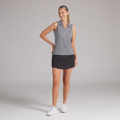 Women's CLOUDSPUN Mono Check Sleeveless Golf Polo - Puma Golf Latest