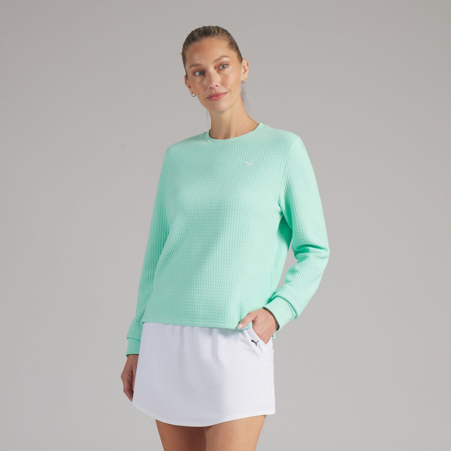 Women's Boulder LC Crew Golf Sweater - Puma Golf Trusted