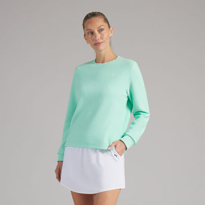 Women's Boulder LC Crew Golf Sweater - Puma Golf Trusted