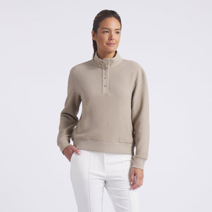 Women's Boulder 1/2 Snap Pullover Golf Sweater - Puma Golf Classic