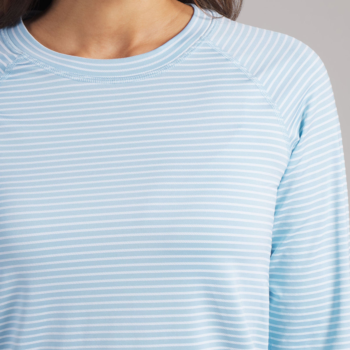 Women's UV Stripe Golf Crewneck - Puma Golf Essential