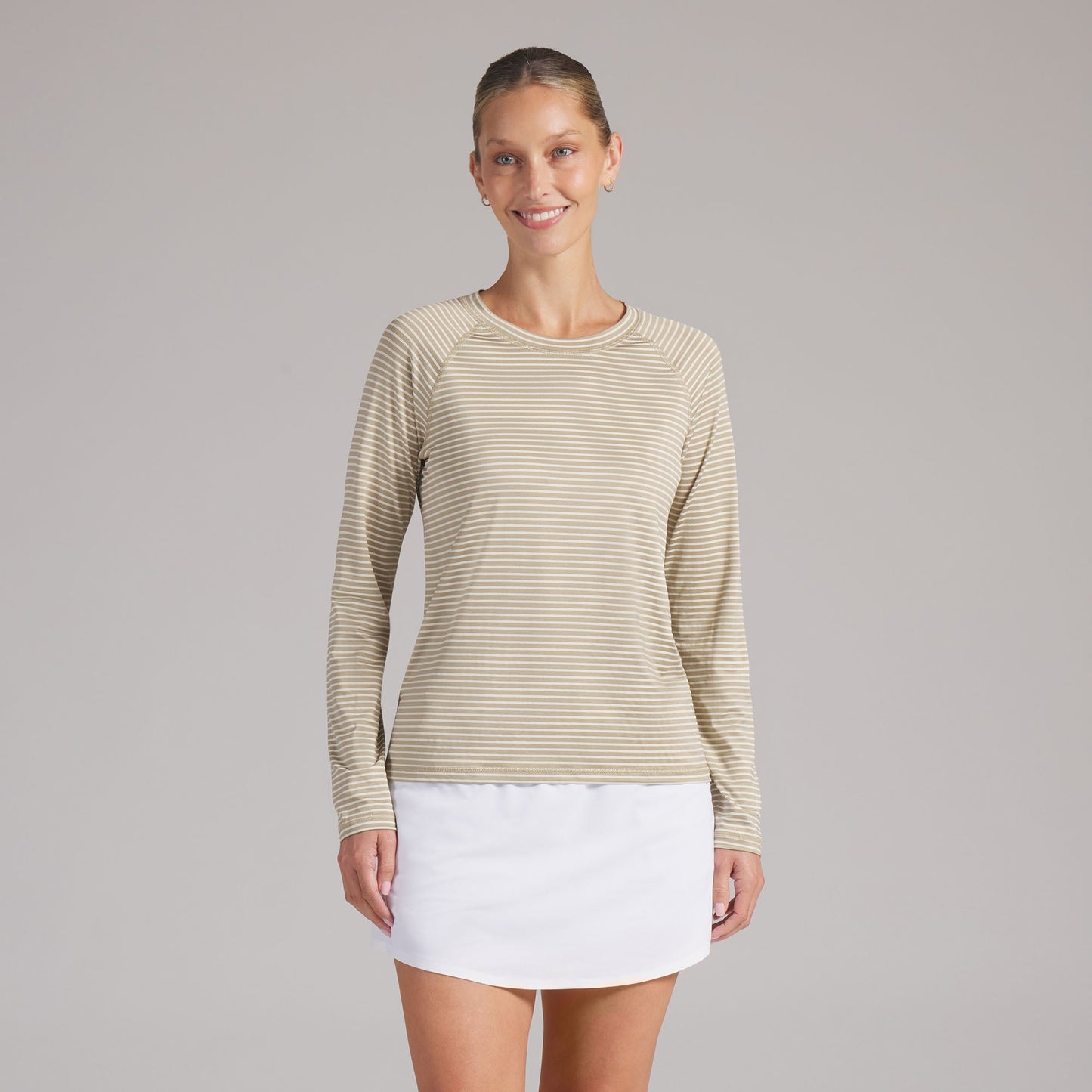 Women's UV Stripe Golf Crewneck - Puma Golf Essential