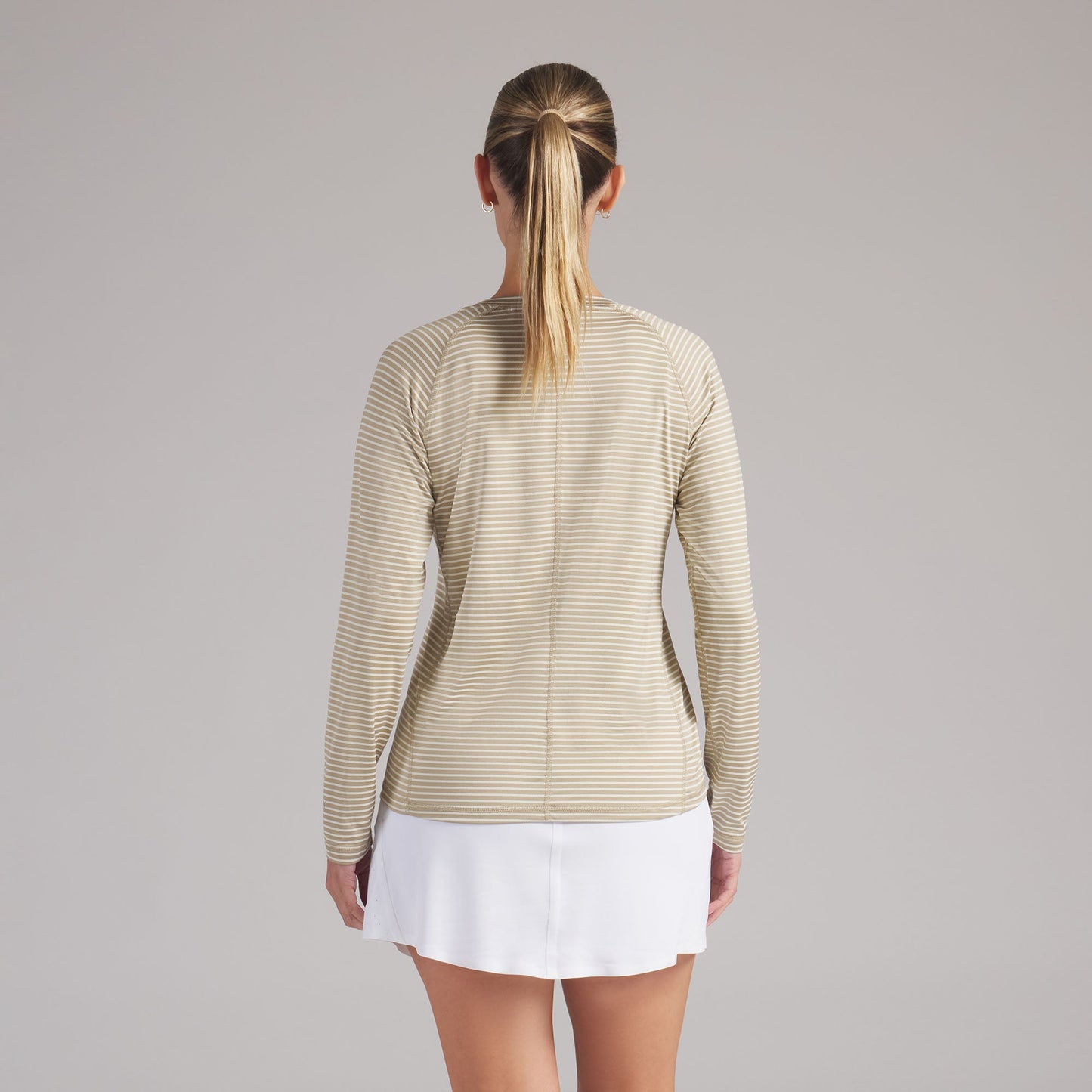 Women's UV Stripe Golf Crewneck - Puma Golf Essential