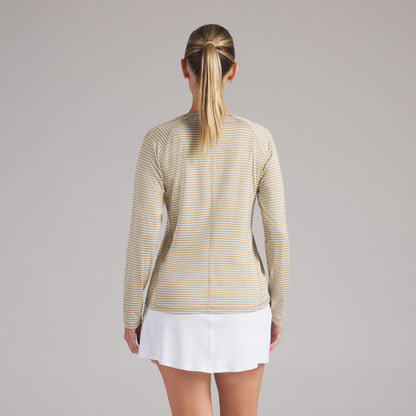 Women's UV Stripe Golf Crewneck - Puma Golf Essential