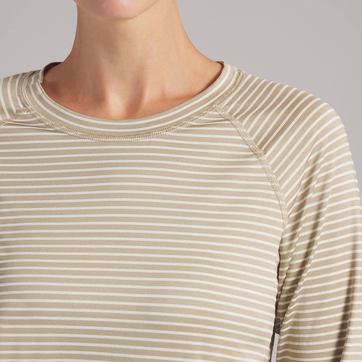 Women's UV Stripe Golf Crewneck - Puma Golf Essential