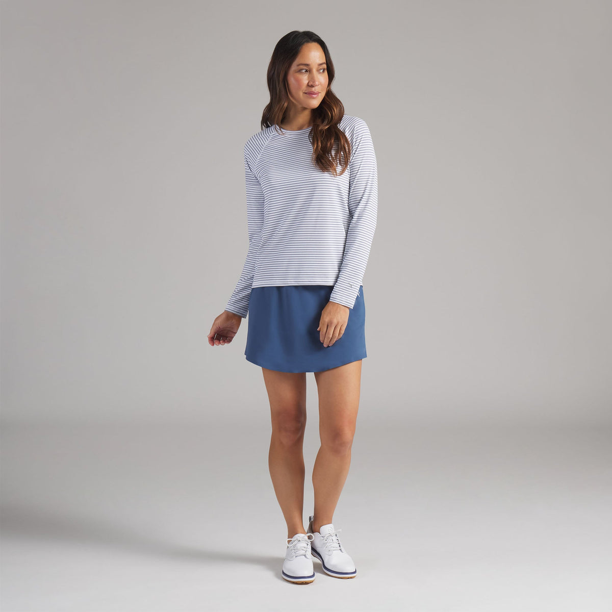 Women's UV Stripe Golf Crewneck - Puma Golf Essential