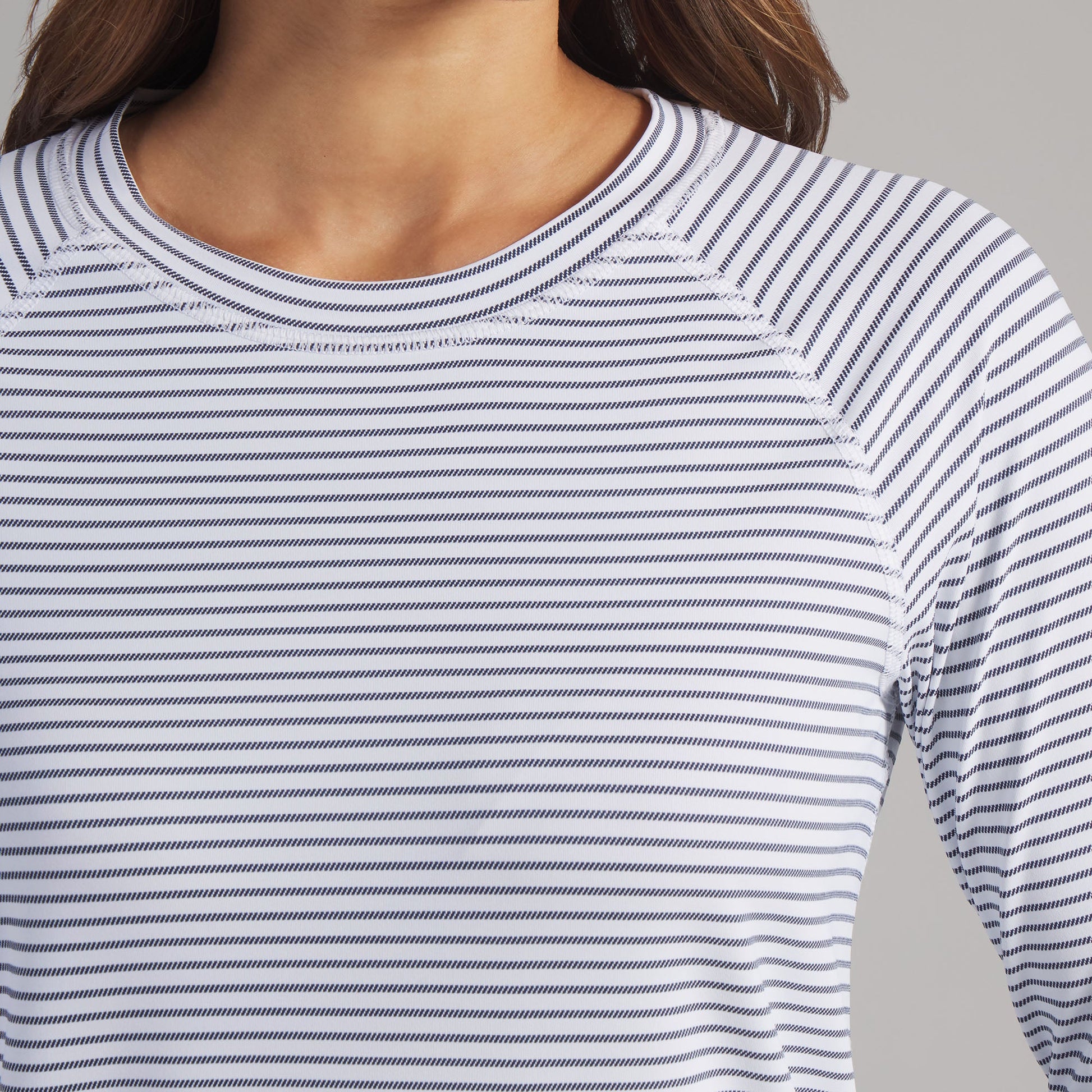 Women's UV Stripe Golf Crewneck - Puma Golf Essential