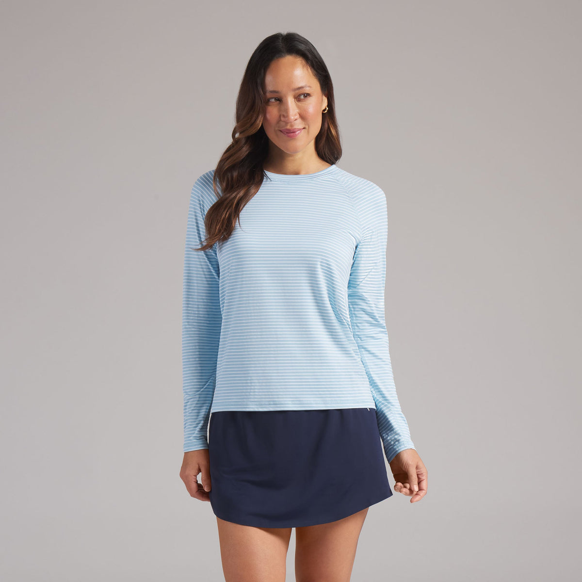 Women's UV Stripe Golf Crewneck - Puma Golf Essential