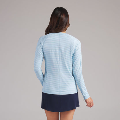 Women's UV Stripe Golf Crewneck - Puma Golf Essential