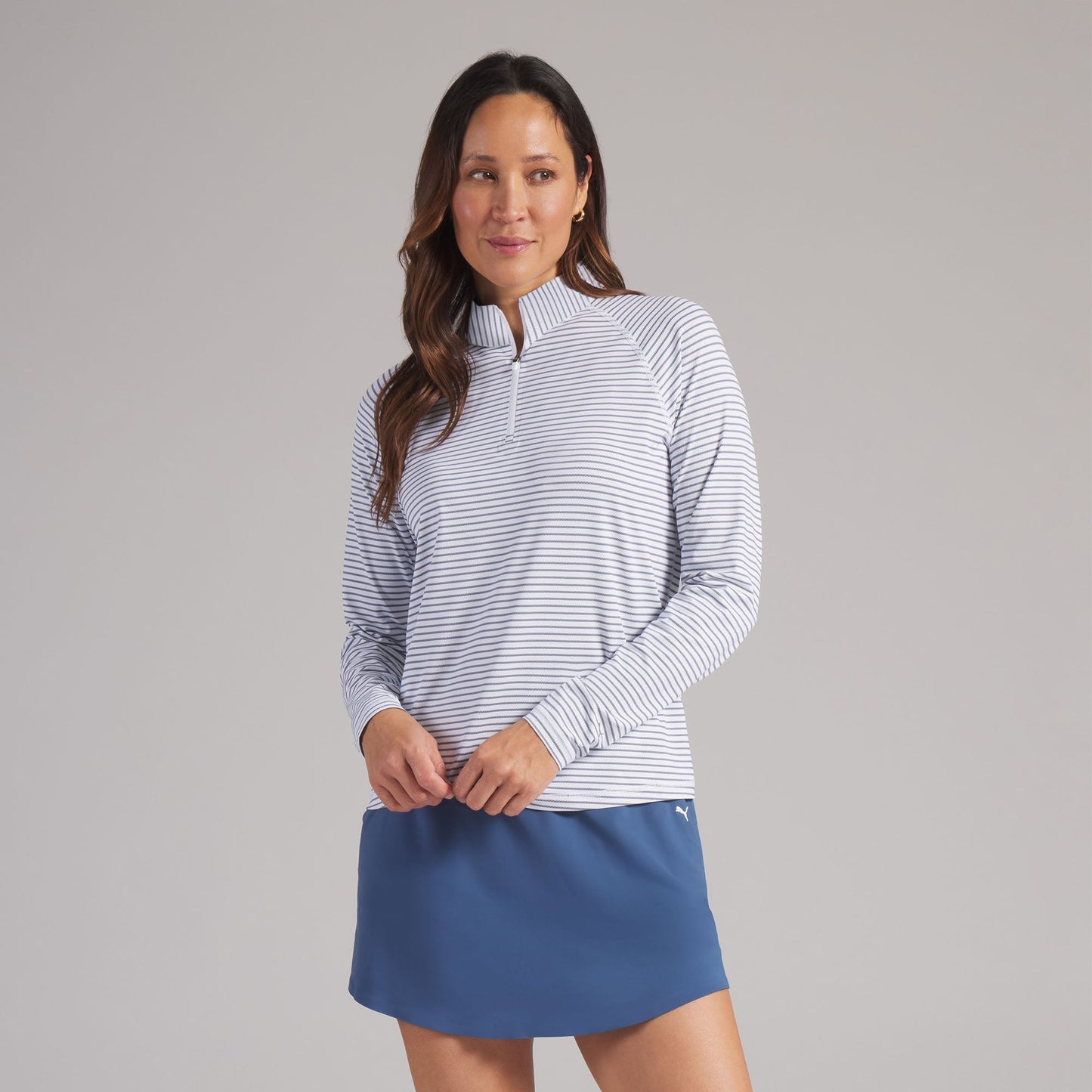 Women's UV Stripe 1/4 Zip Golf Jacket - Puma Golf Everyday