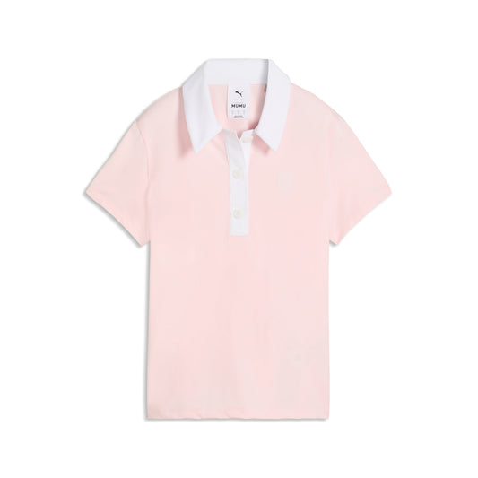 Women's Show Me Your Mumu Crest Golf Polo - Puma Golf Essential