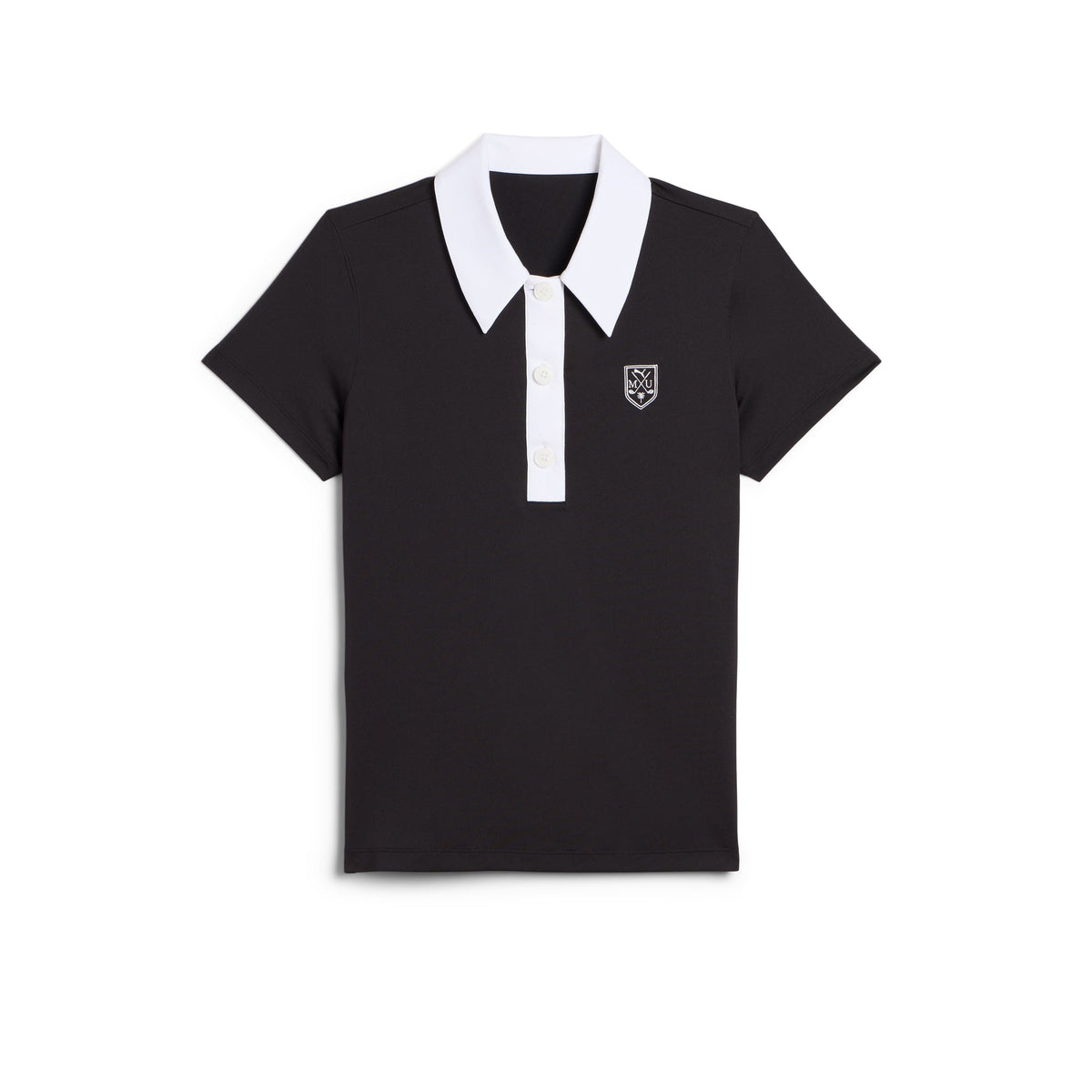 Women's Show Me Your Mumu Crest Golf Polo - Puma Golf Essential