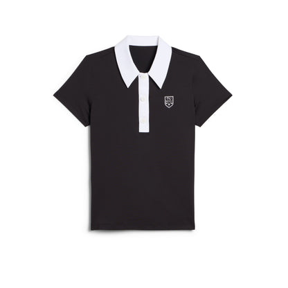 Women's Show Me Your Mumu Crest Golf Polo - Puma Golf Essential