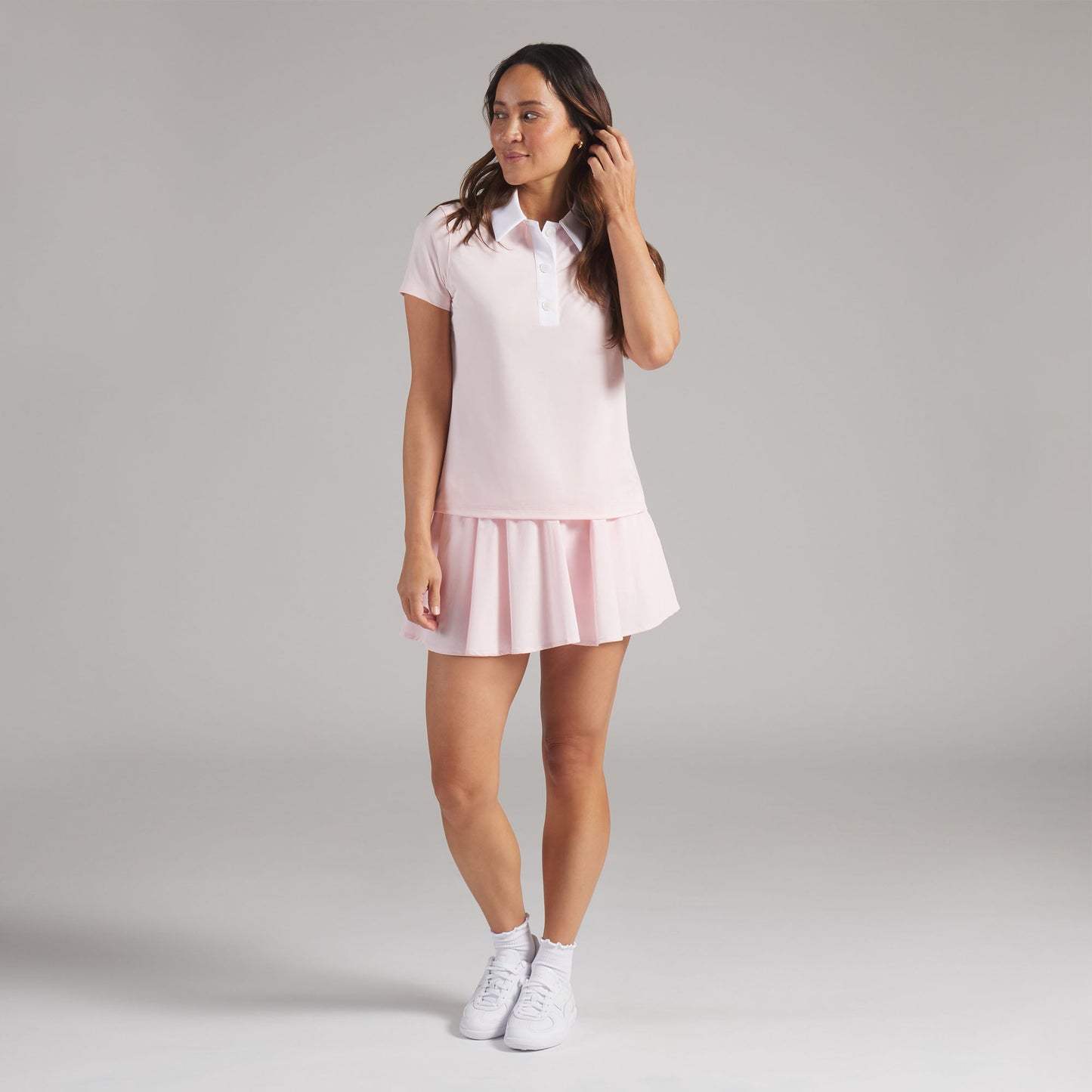 Women's Show Me Your Mumu Crest Golf Polo - Puma Golf Essential