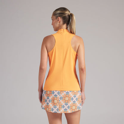 Women's Nylon Sport Sleeveless Mockneck Golf Polo - Puma Golf Classic