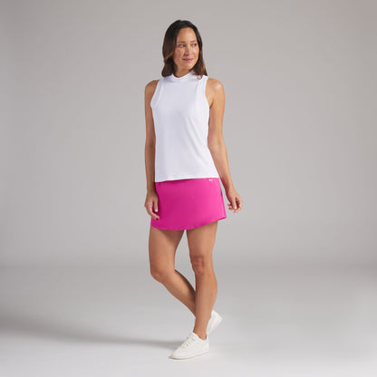 Women's Nylon Sport Sleeveless Mockneck Golf Polo - Puma Golf Classic