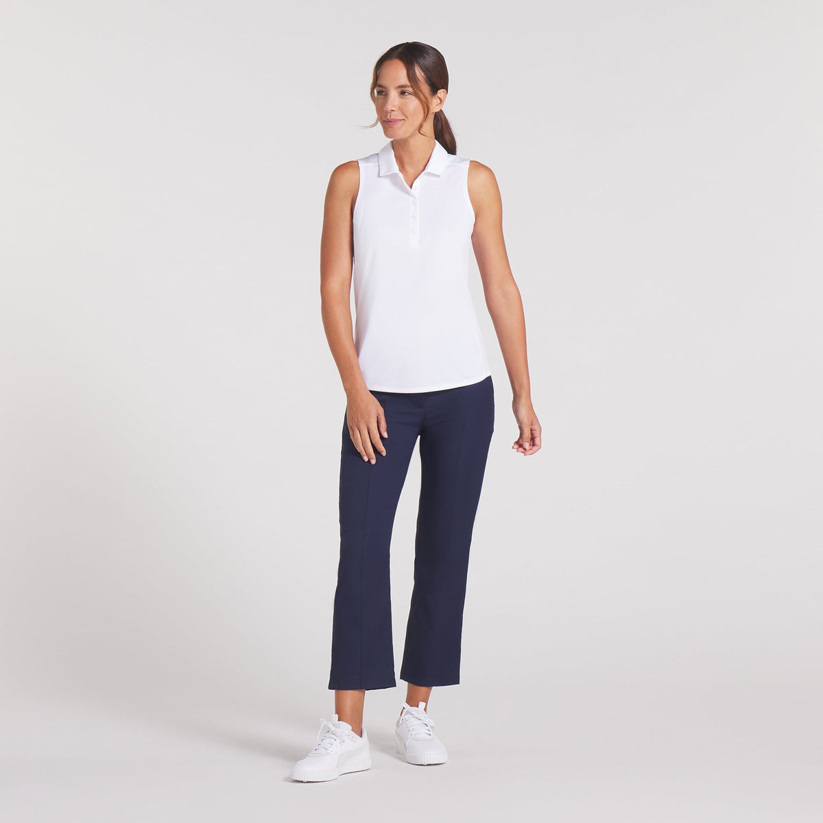 Women's Pure 2.0 Sleeveless Golf Polo - Puma Golf Essential