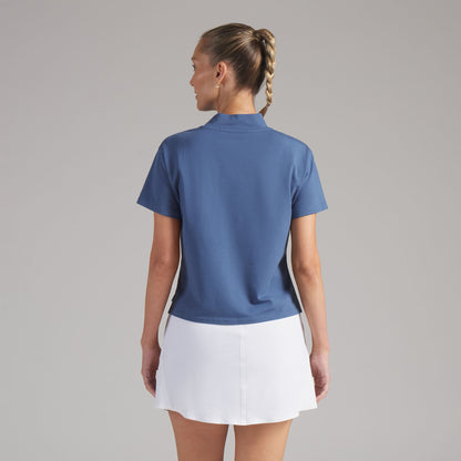 Women's Charlotte Modalon Mock Neck Golf Polo - Puma Golf Great Value