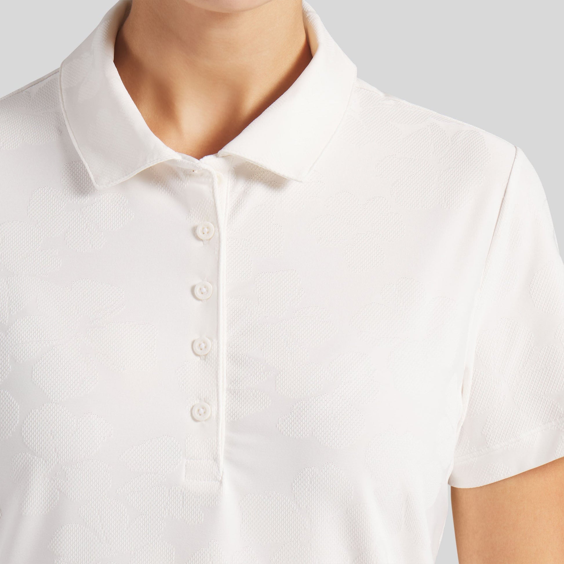 Women's Floral Lace Jacquard Golf Polo - Puma Golf Latest