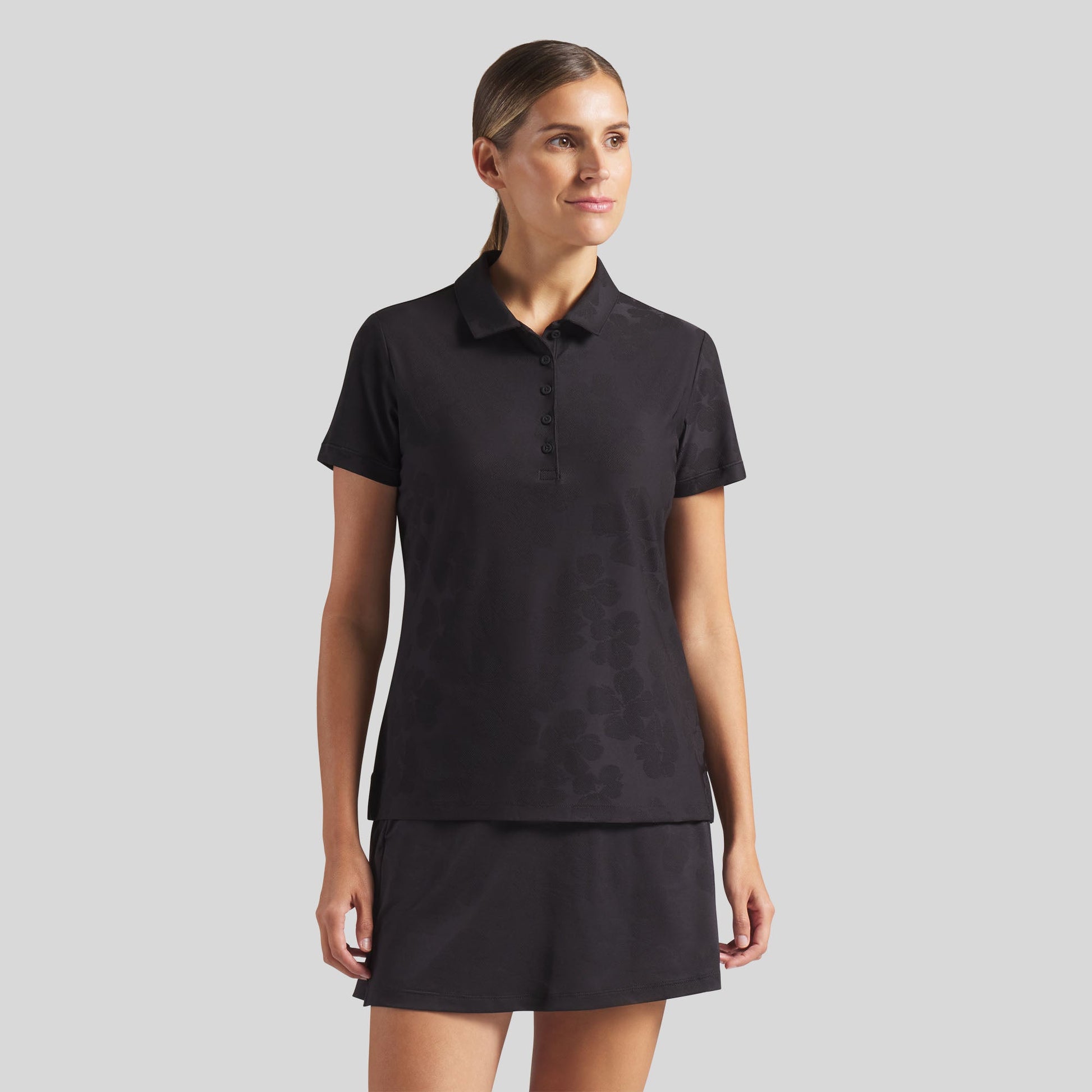 Women's Floral Lace Jacquard Golf Polo - Puma Golf Latest