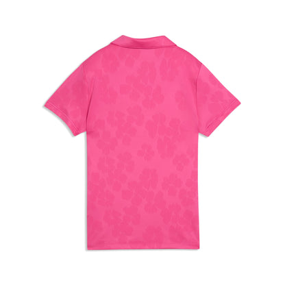 Women's Floral Lace Jacquard Golf Polo - Puma Golf Latest