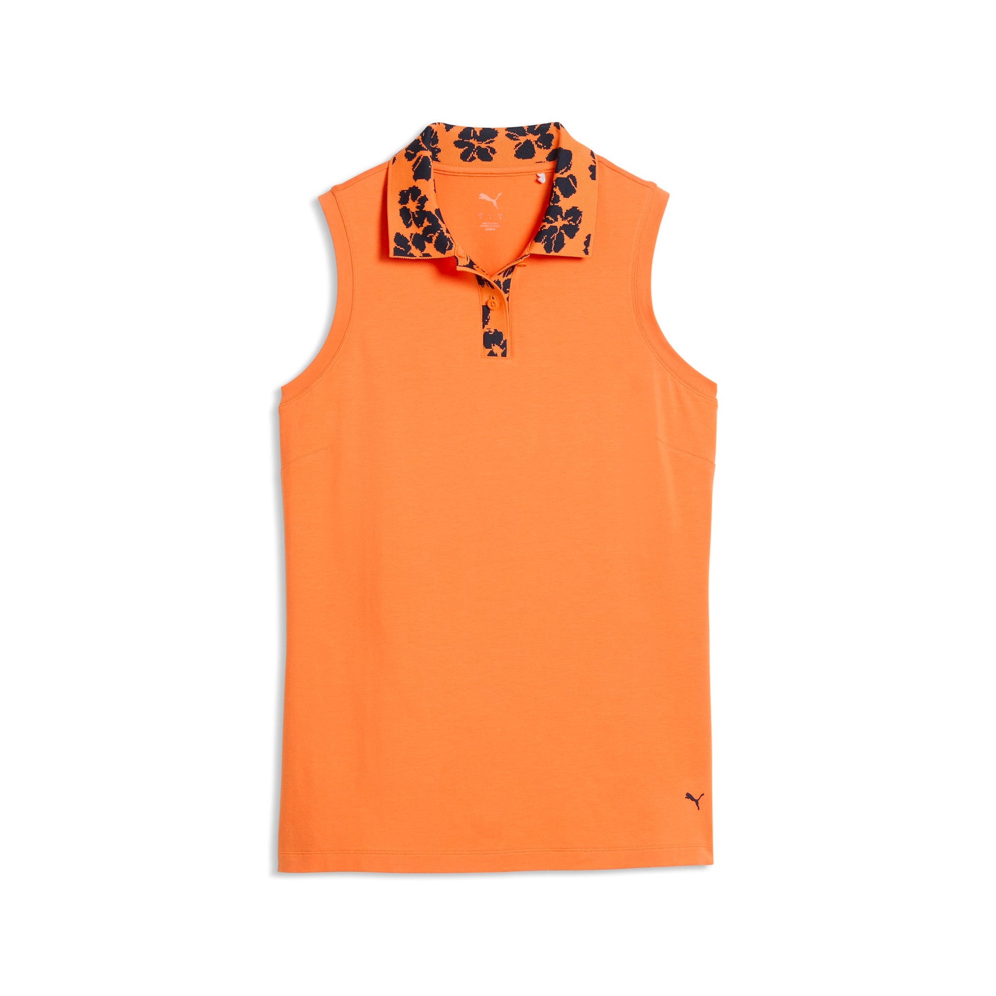 Women's Modalon Floral Rib Sleeveless Golf Polo - Puma Golf Quality