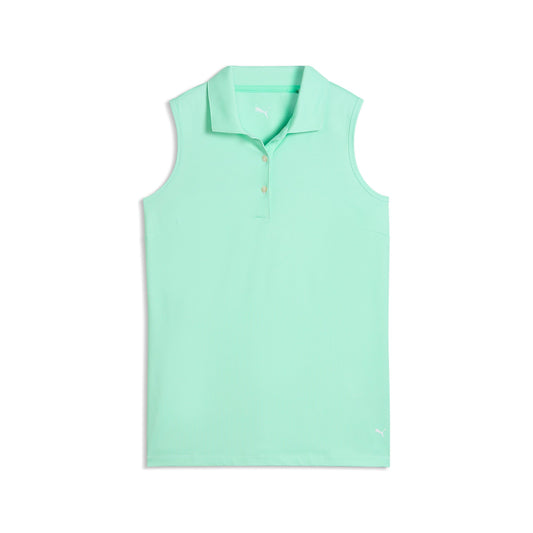 Women's Birdseye Sleeveless Golf Polo - Puma Golf Trusted