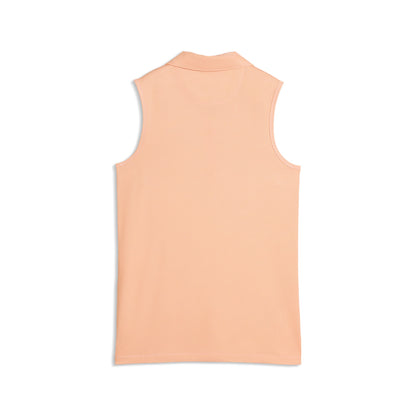 Women's Birdseye Sleeveless Golf Polo - Puma Golf Trusted