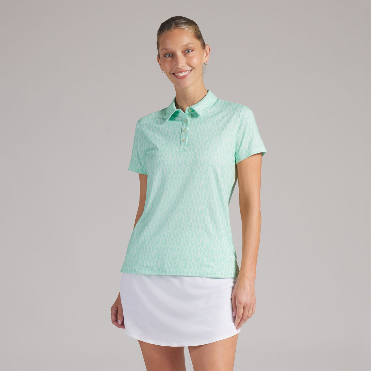 Women's CLOUDSPUN Wavey Golf Polo - Puma Golf Classic