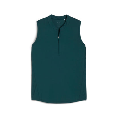 Women's Aerlon Mock Sleeveless Golf Polo - Puma Golf Everyday