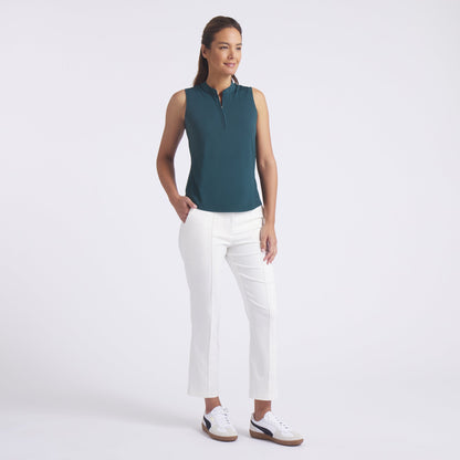 Women's Aerlon Mock Sleeveless Golf Polo - Puma Golf Everyday