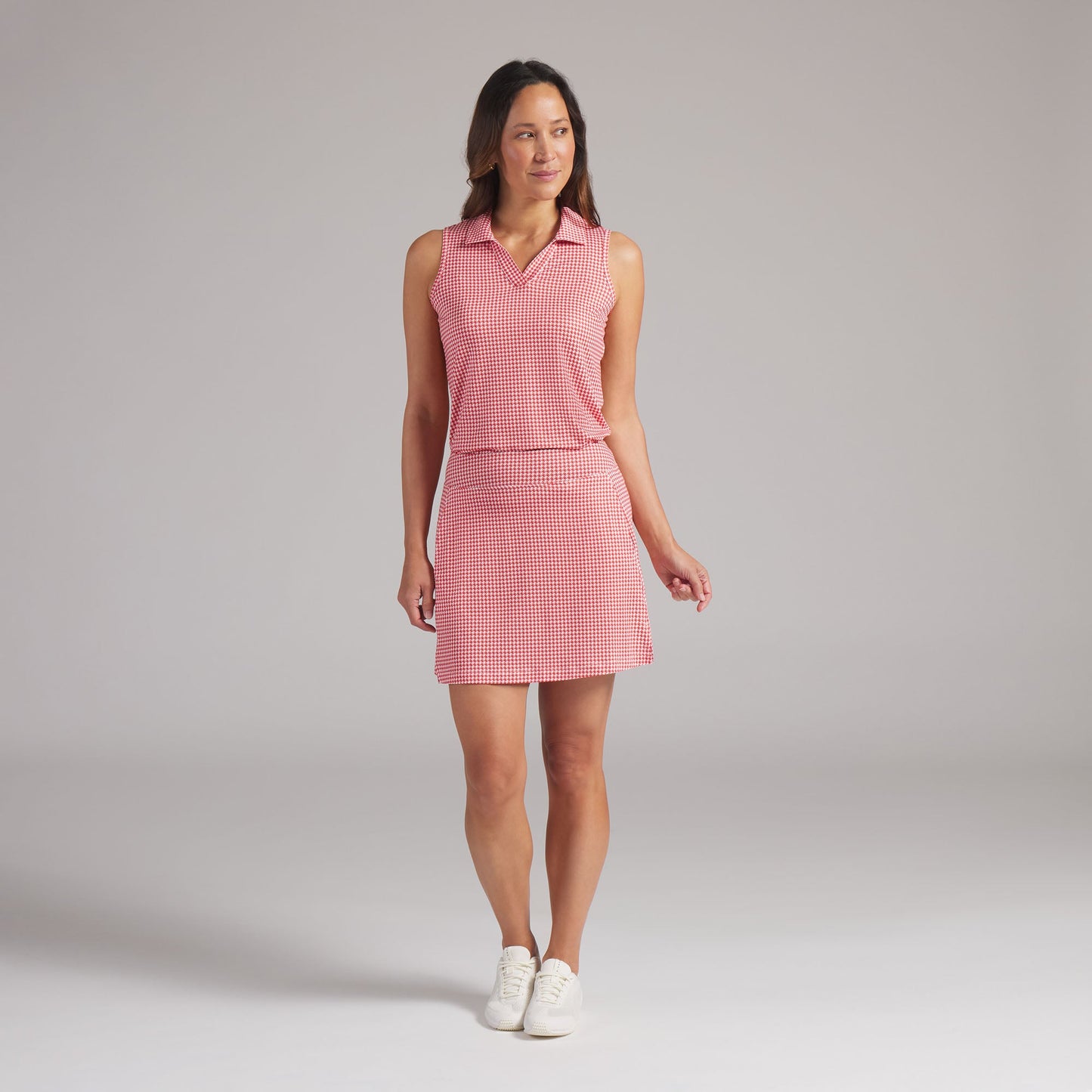 Women's CLOUDSPUN Lana Mono Check 16" Golf Skirt - Puma Golf Everyday