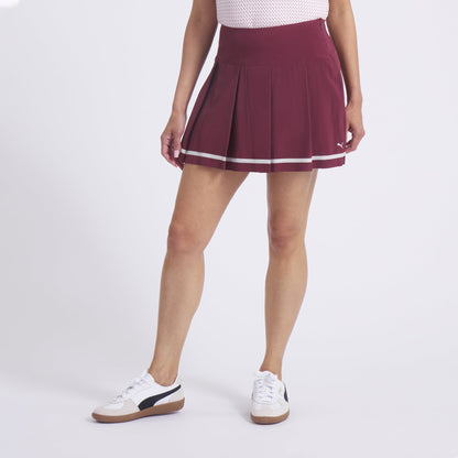 Women's Stripe Pleated Golf Skirt - Puma Golf Quality