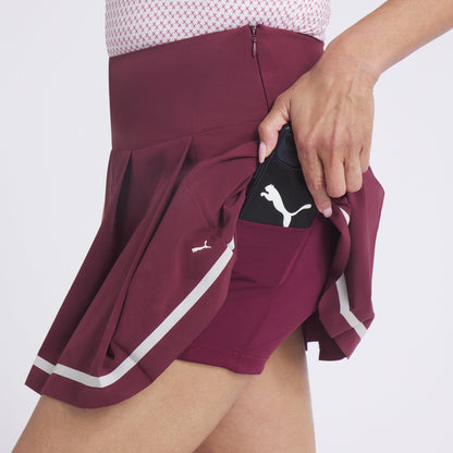 Women's Stripe Pleated Golf Skirt - Puma Golf Quality