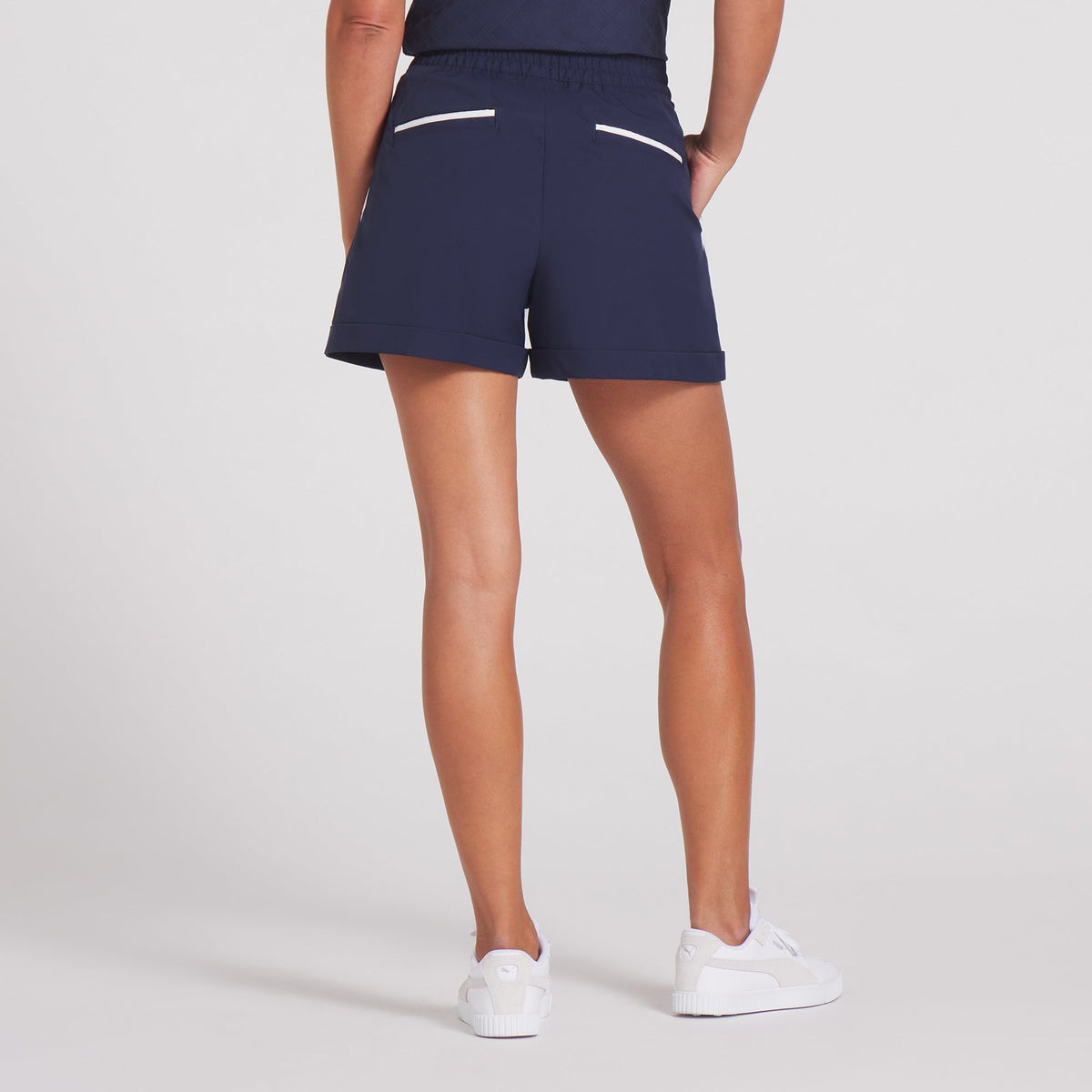 Women's AP Solid Golf Shorts - Puma Golf Everyday
