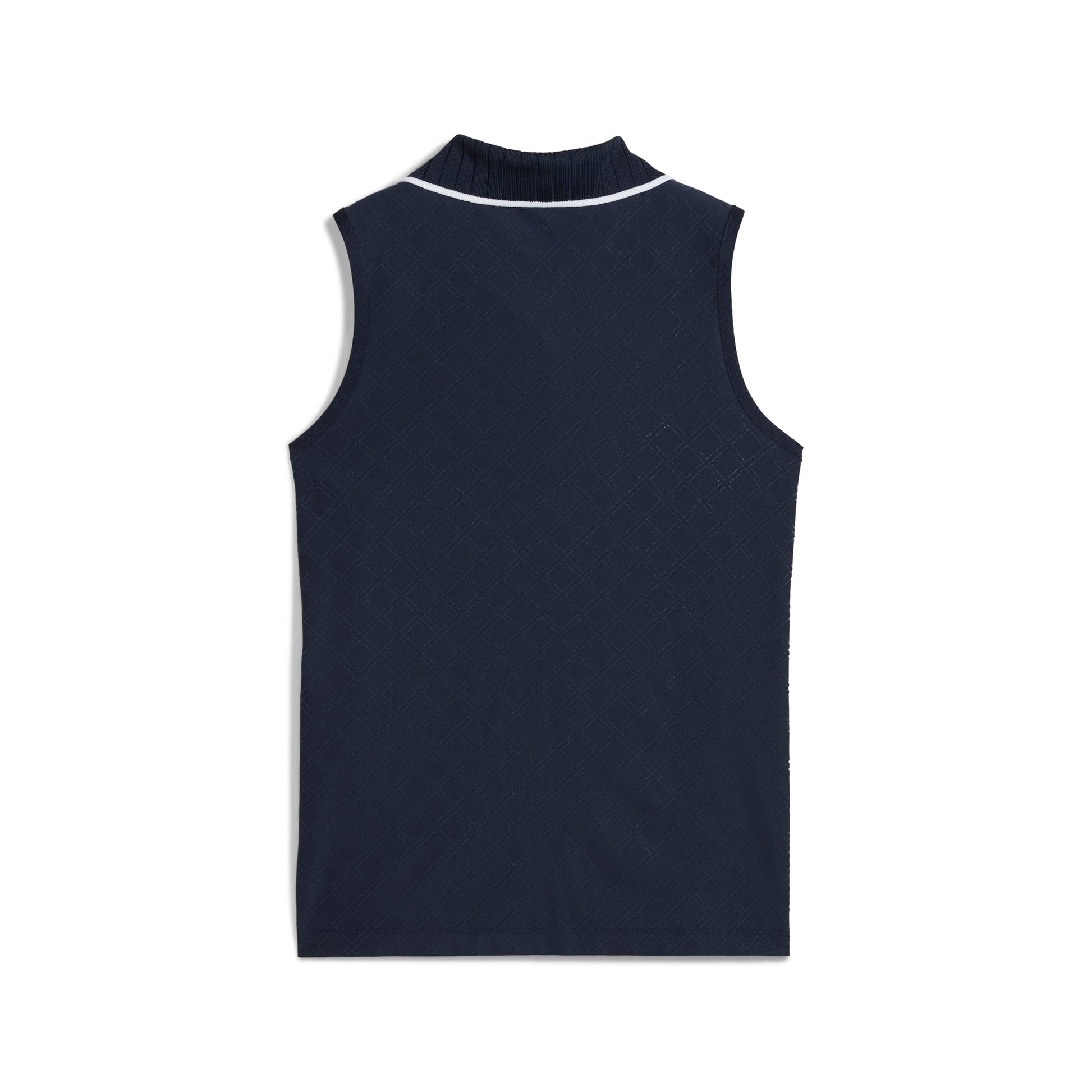 Women's AP Jacquard Sleeveless Golf Polo - Puma Golf Classic