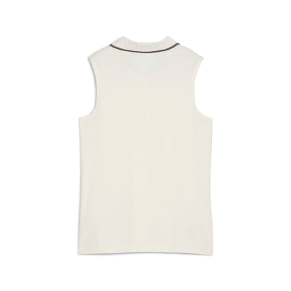 Women's AP Jacquard Sleeveless Golf Polo - Puma Golf Classic