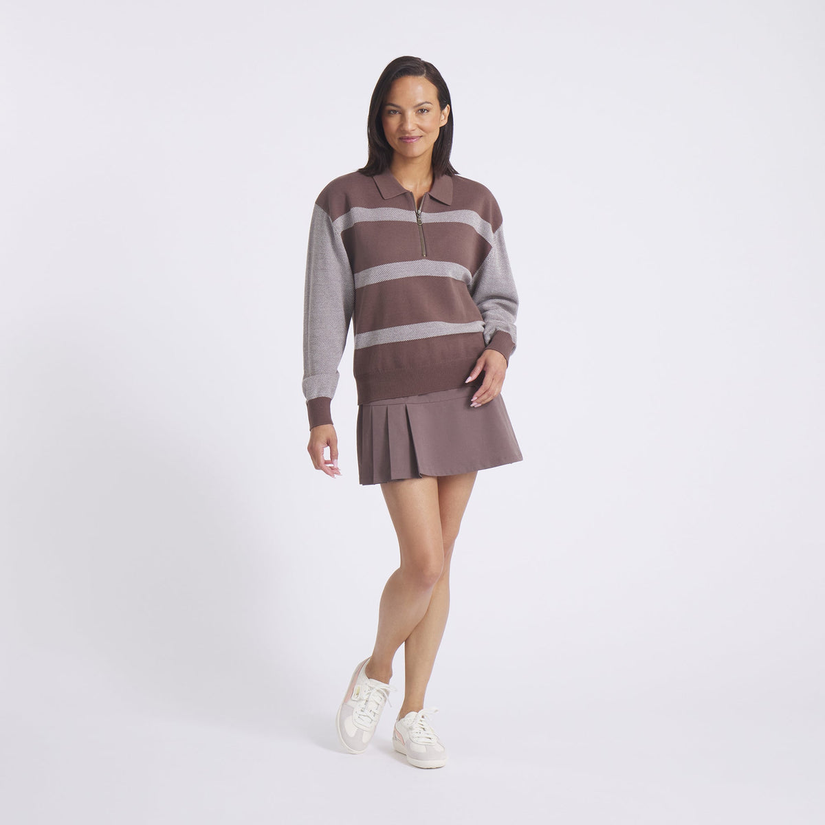Women's AP Sweater Collared Golf 1/4 Zip - Puma Golf Everyday