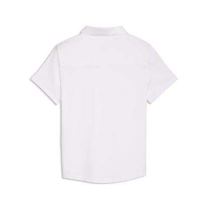 Girl's CLOUDSPUN Solid Golf Polo - Puma Golf Classic