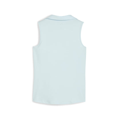 Girl's CLOUDSPUN Piped Sleeveless Golf Polo - Puma Golf Quality