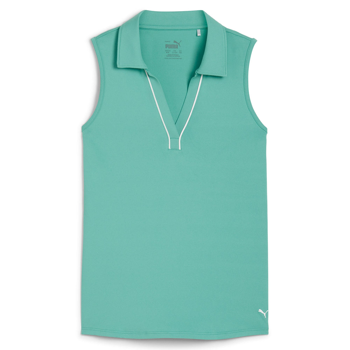 Girl's CLOUDSPUN Piped Sleeveless Golf Polo - Puma Golf Quality