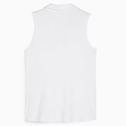 Girl's CLOUDSPUN Piped Sleeveless Golf Polo - Puma Golf Quality