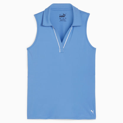 Girl's CLOUDSPUN Piped Sleeveless Golf Polo - Puma Golf Quality