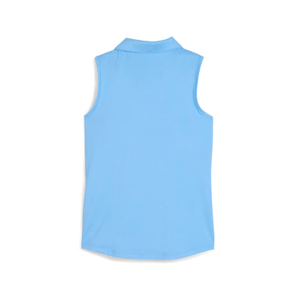 Girl's CLOUDSPUN Piped Sleeveless Golf Polo - Puma Golf Quality