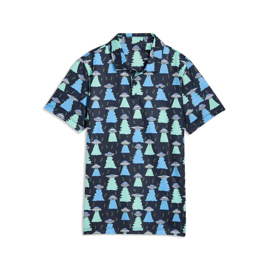 Boy's MATTR UFO Golf Polo - Puma Golf Essential