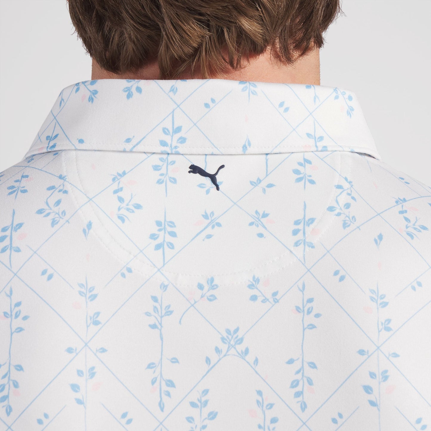 CLOUDSPUN Argyle Bloom BN Golf Polo - Puma Golf Great Value
