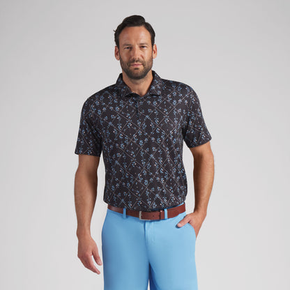CLOUDSPUN Argyle Bloom BN Golf Polo - Puma Golf Great Value